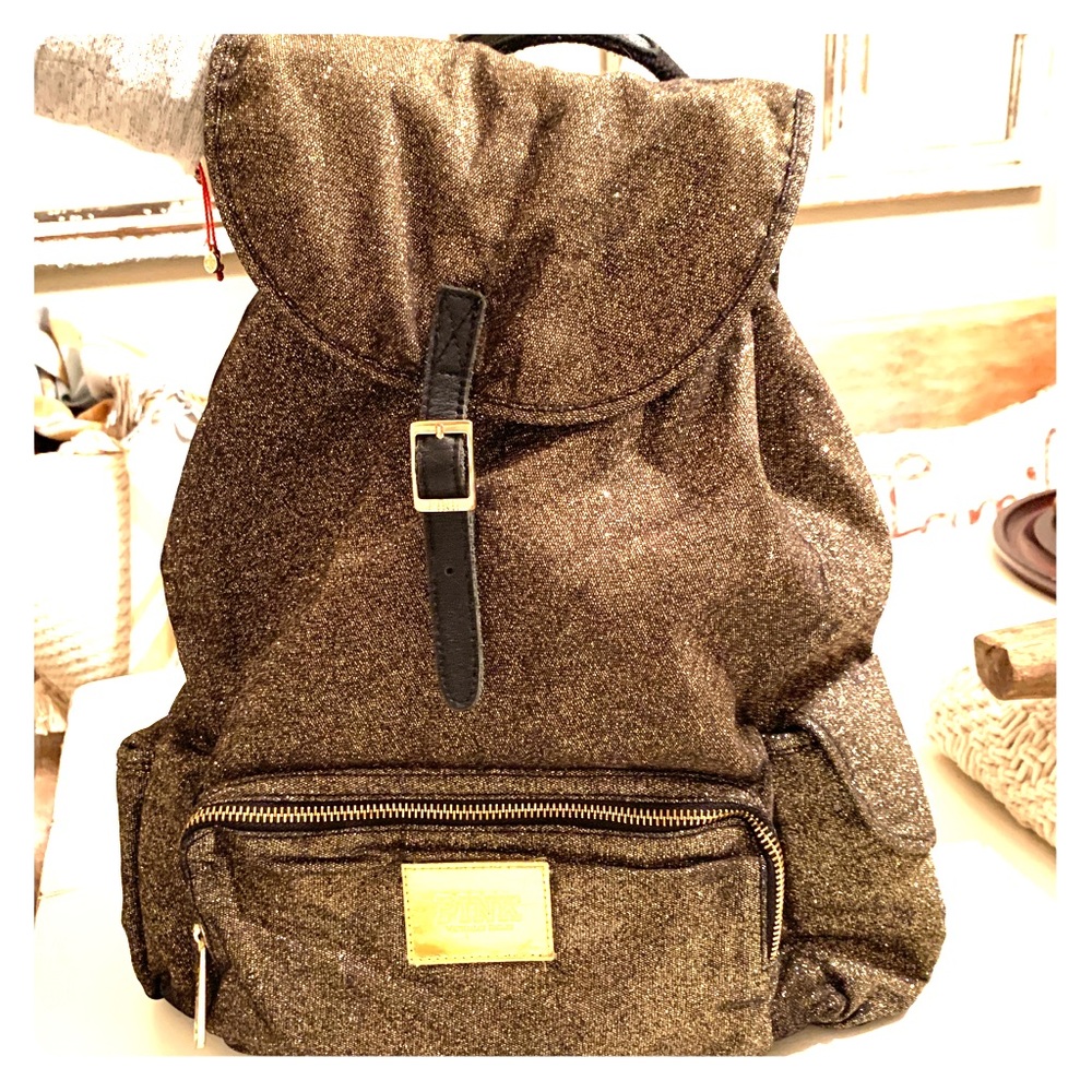 Victoria Secret PINK metallic backpack